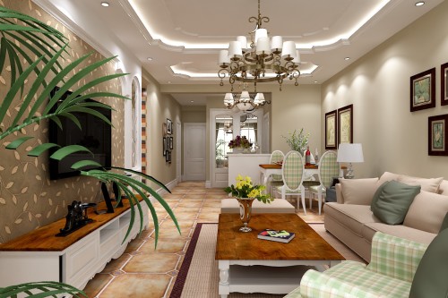 沈阳国瑞城105平三居室 简欧风格装修设计实景赏析